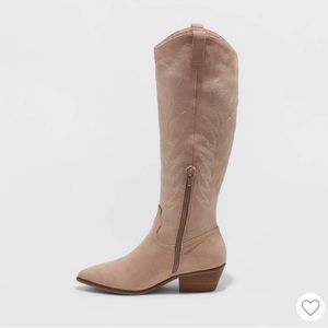 Women's Sadie Western Boots - Universal Thread- Size 7 Color Tan.